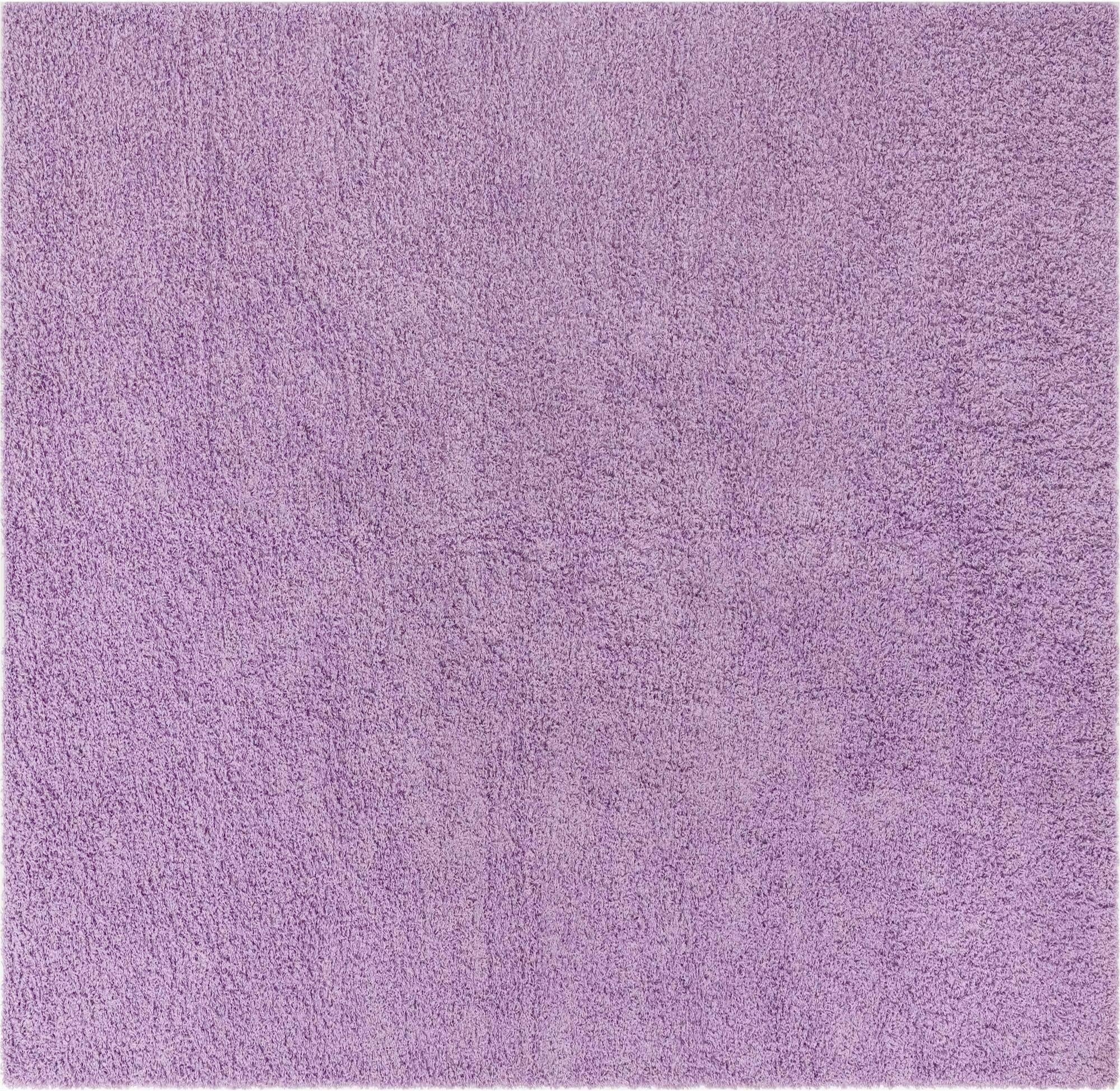 Primary image 7' 10 x 7' 10 Solid Shag Square Rug