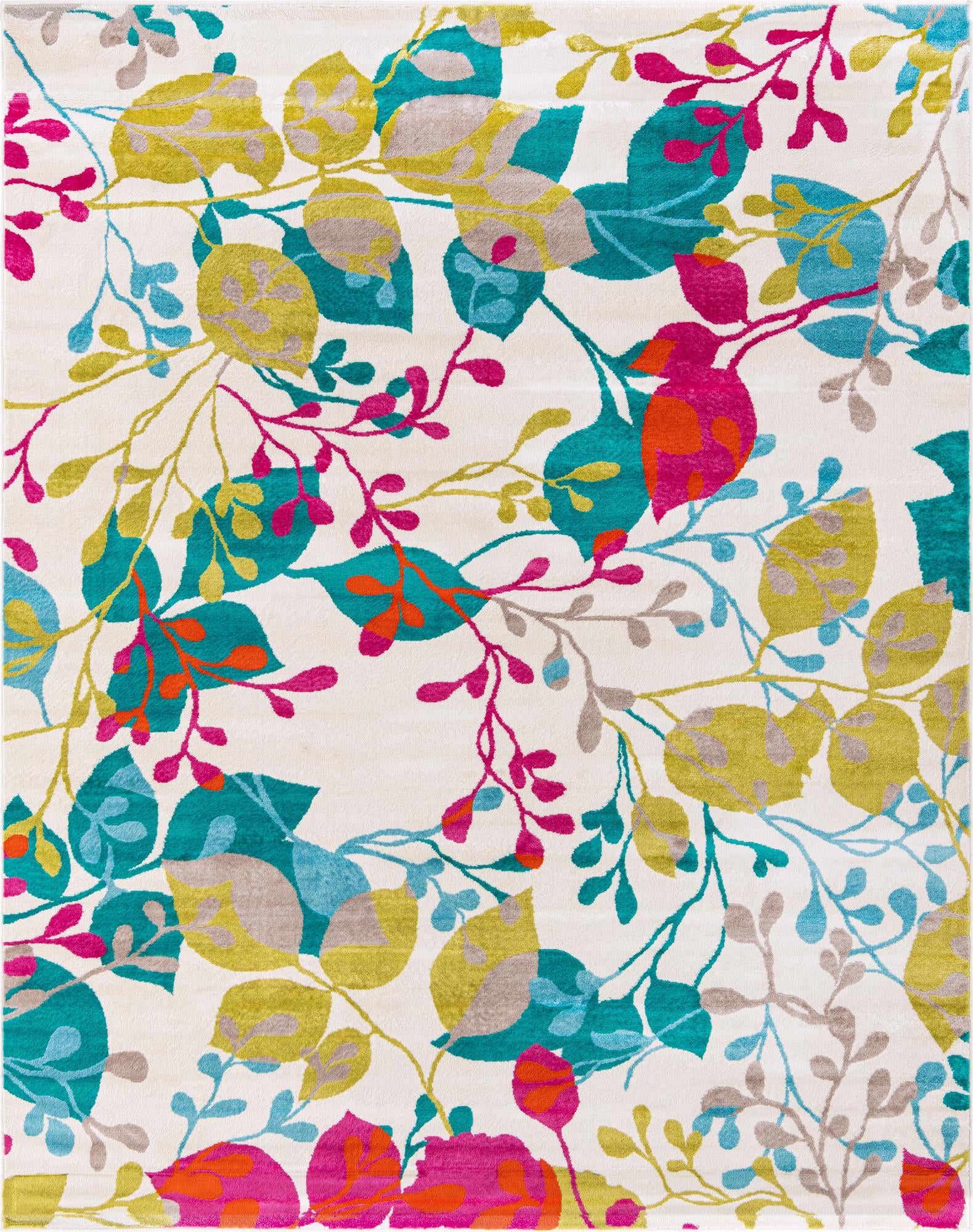 Lilburn · Floral / botanical rug, ivory