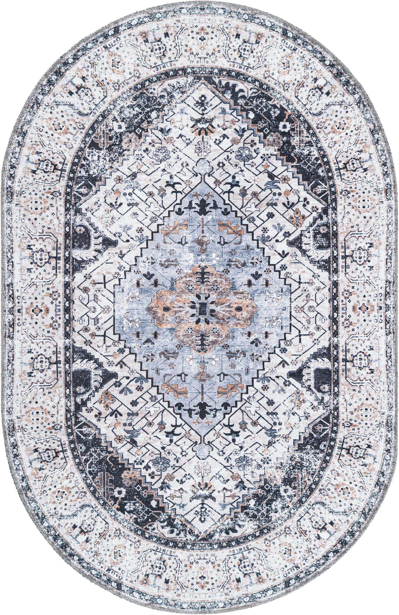 4' 1 x 6' 1 Yara Oval Rug