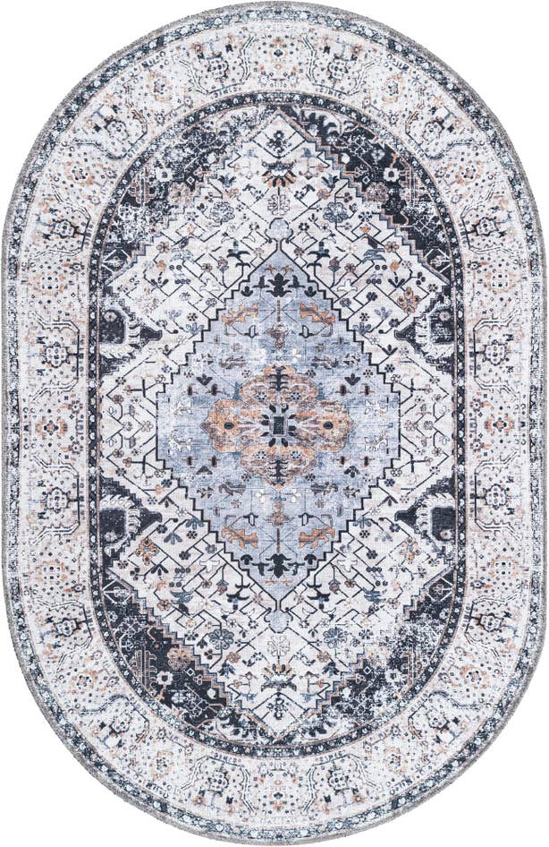 Detail image of 4' 1 x 6' 1 Yara Oval Rug