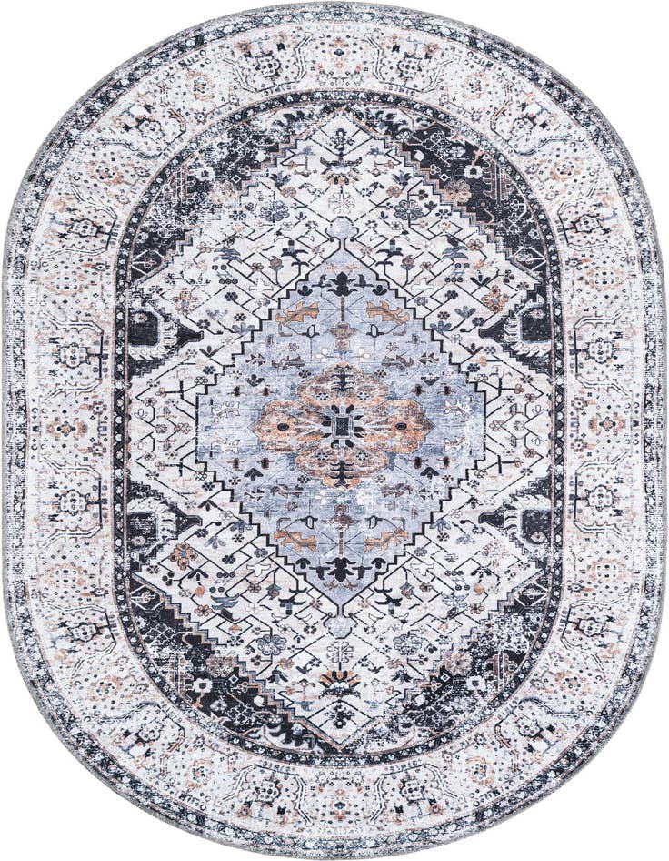 Detail image of 5' 3 x 8' Yara Oval Rug