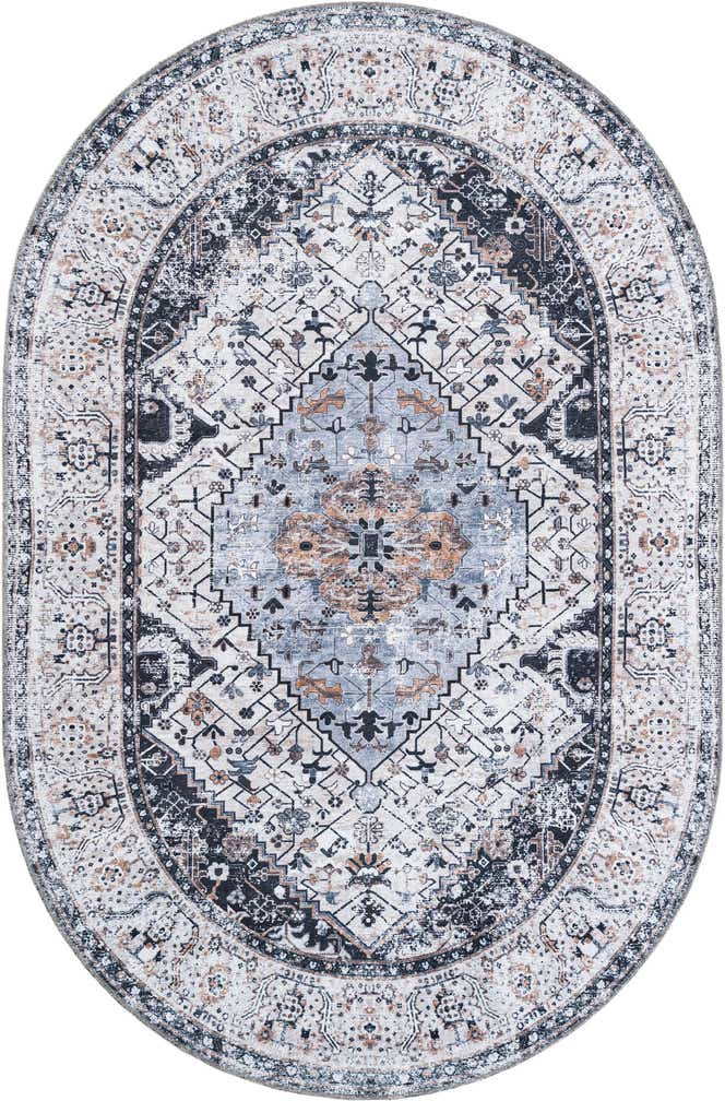 6' 1 x 9' Yara Oval Rug