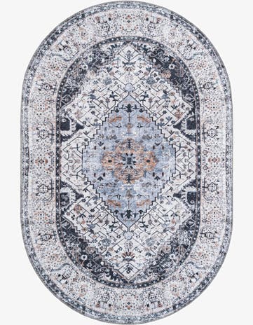 6' 1 x 9' Yara Oval Rug