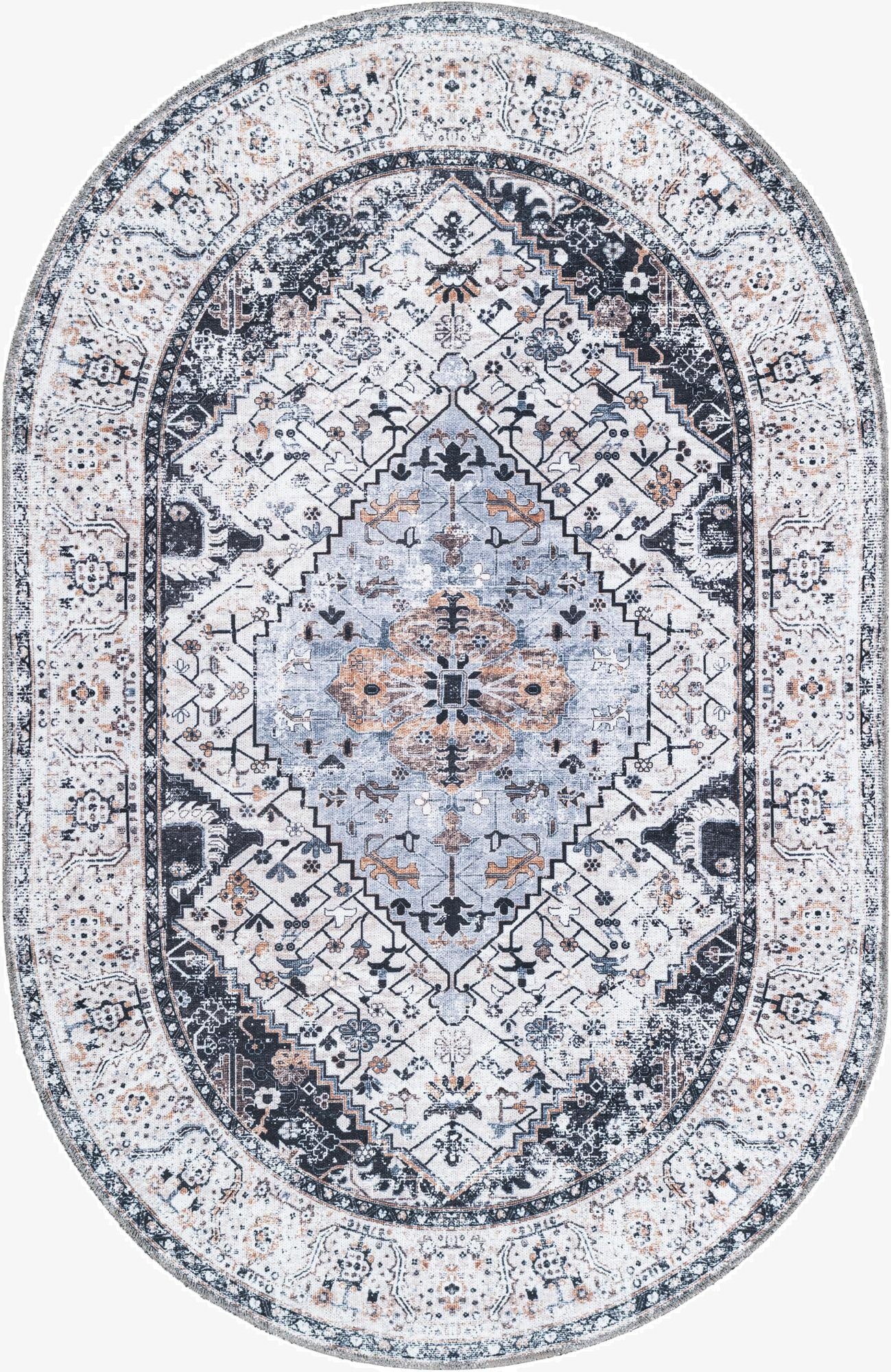 Primary image 4' 1 x 6' 1 Yara Oval Rug