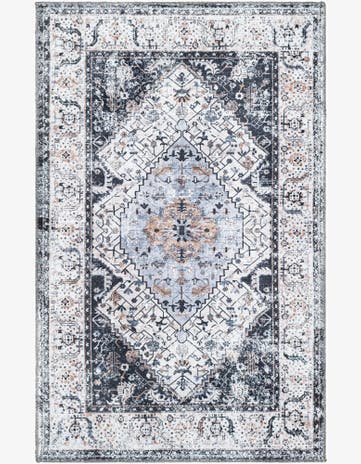 Linen Charcoal Yara Rug