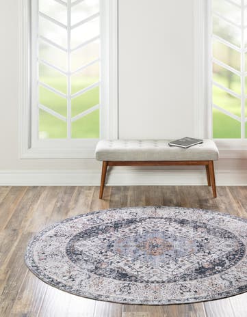 9' 10 x 9' 10 Yara Round Rug