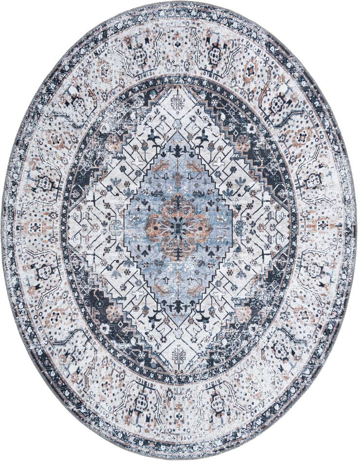 Detail image of 7' 1 x 7' 1 Yara Round Rug