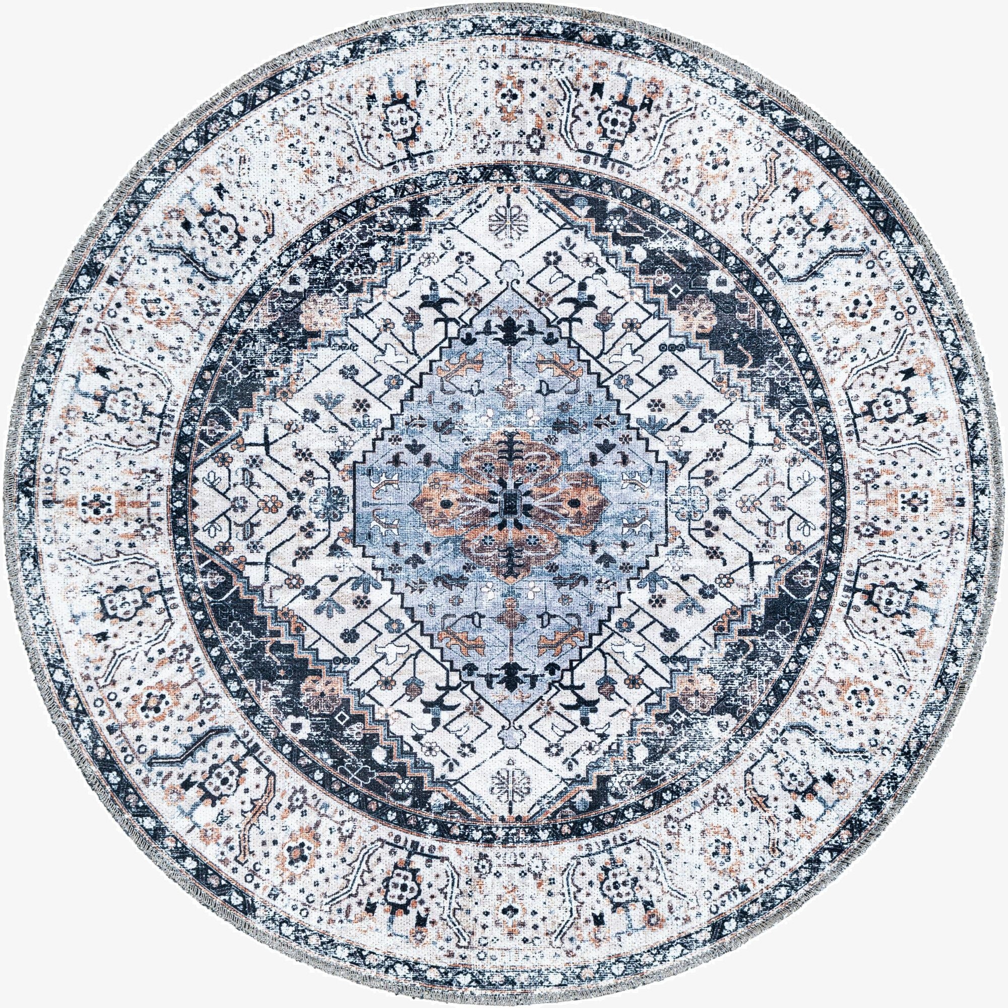 Primary image 3' 3 x 3' 3 Yara Round Rug