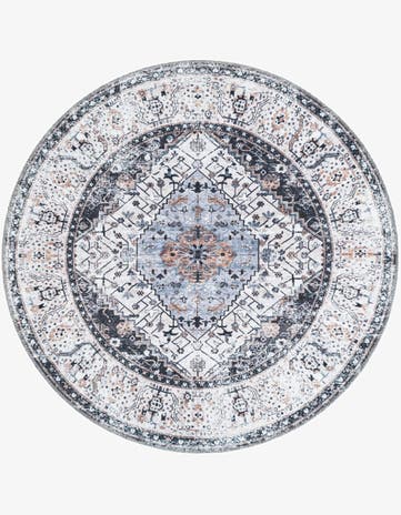 5' 3 x 5' 3 Yara Round Rug
