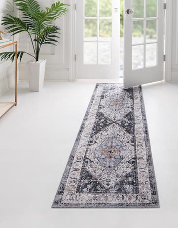 2' x 6' Washable Yara Runner Rug