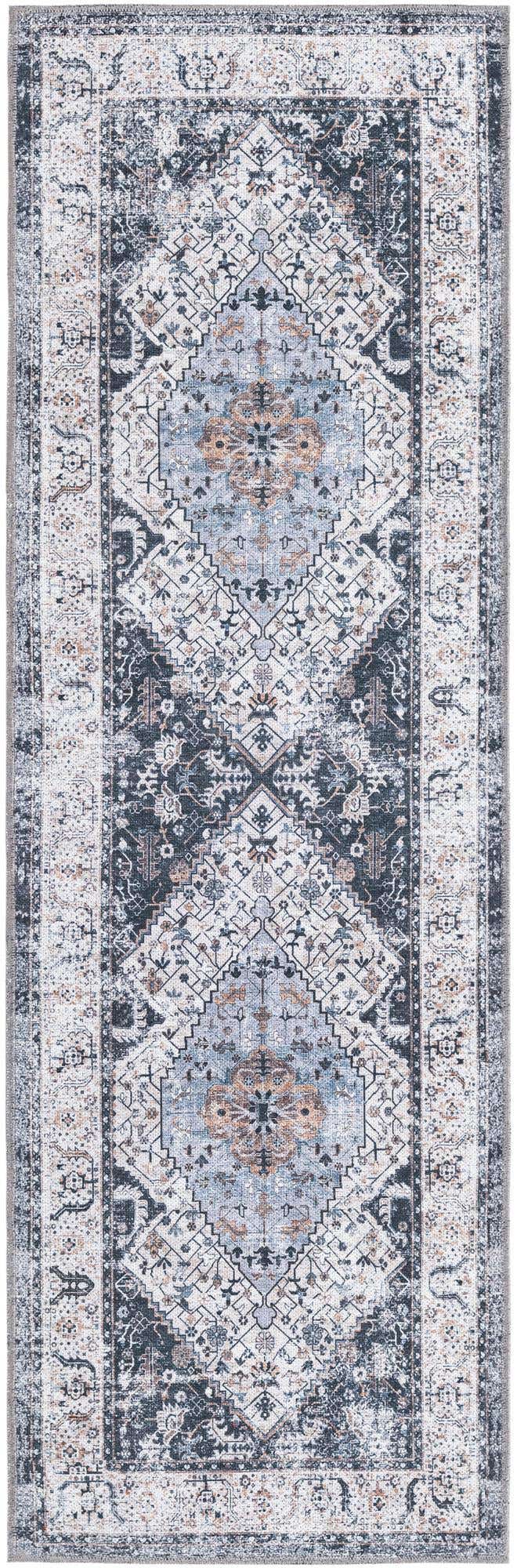 2' x 6' Washable Yara Runner Rug