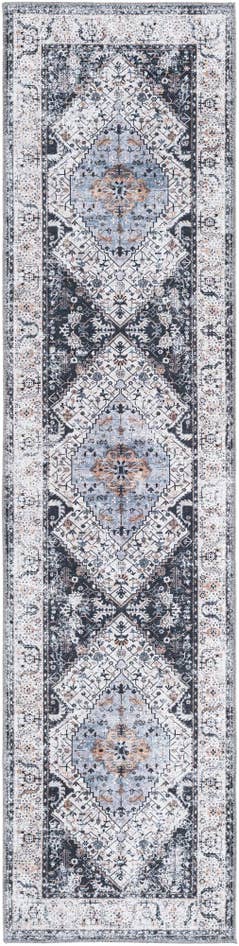 Detail image of 2' x 8' Washable Yara Runner Rug
