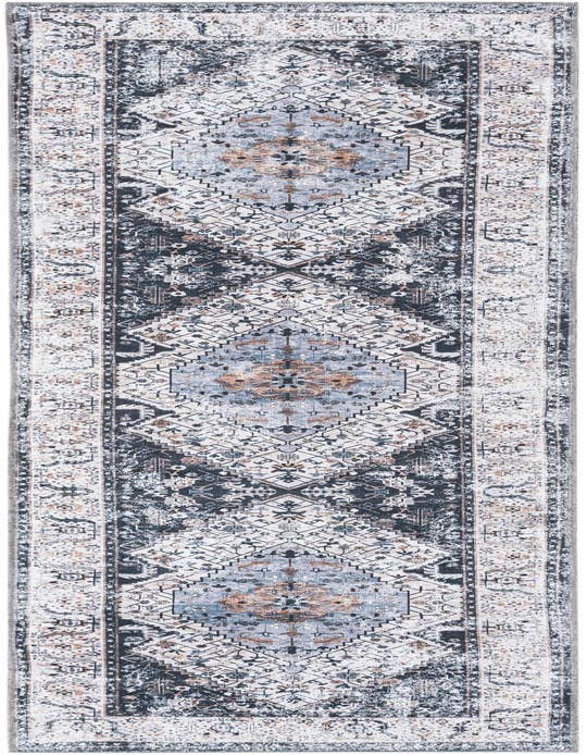 Detail image of 2' 7 x 10' Washable Yara Runner Rug