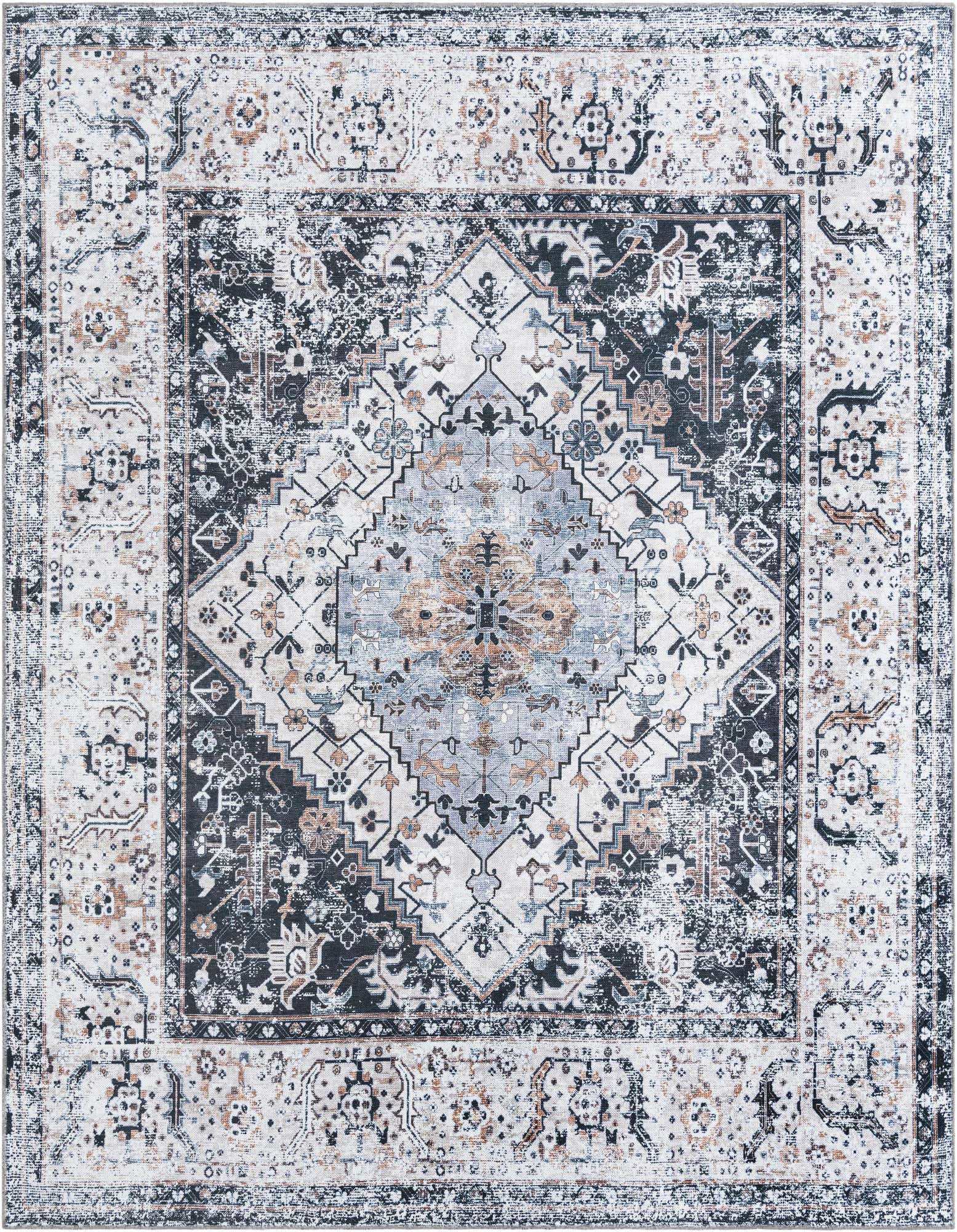 7' 10 x 7' 10 Washable Yara Square Rug