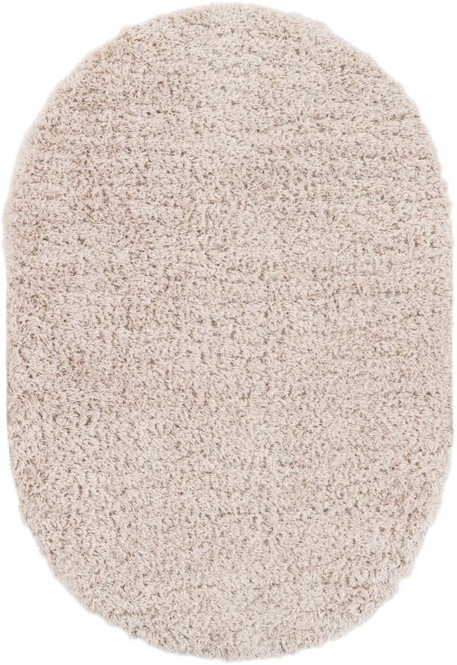 Detail image of 5' 6 x 8' Infinity Shag Oval Rug