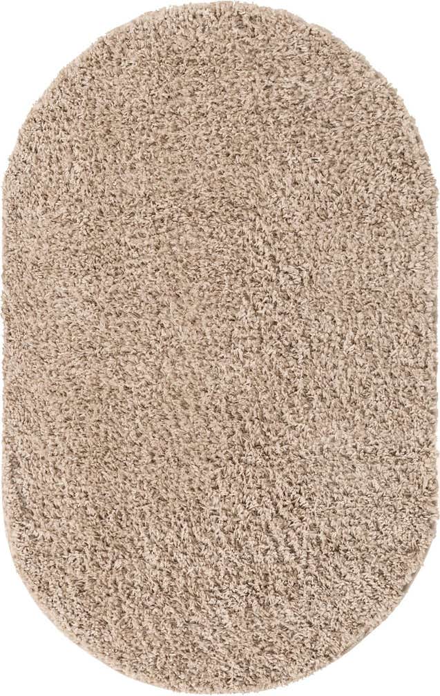 5' 3 x 8' Zermatt Shag Oval Rug