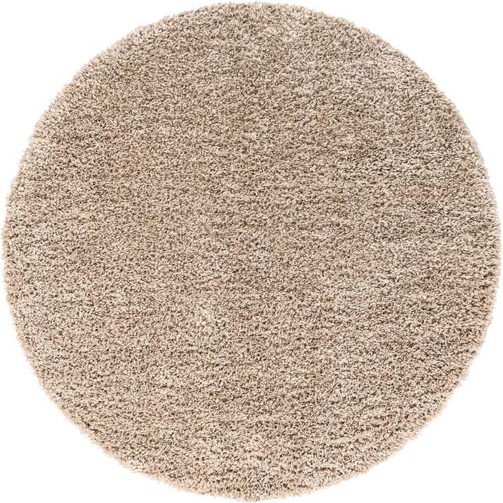4' x 4' Zermatt Shag Round Rug