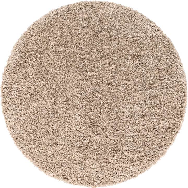 5' 3 x 5' 3 Zermatt Shag Round Rug