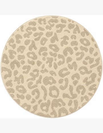 Linnet · Animal print rug, ivory