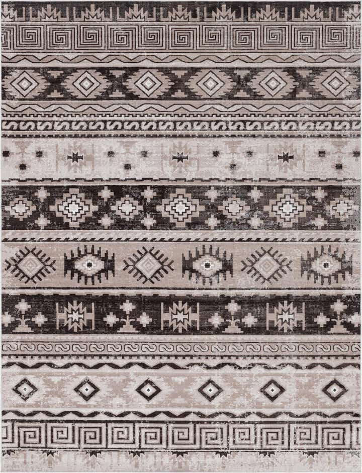 9' x 12' Lloyd · Border rug, beige