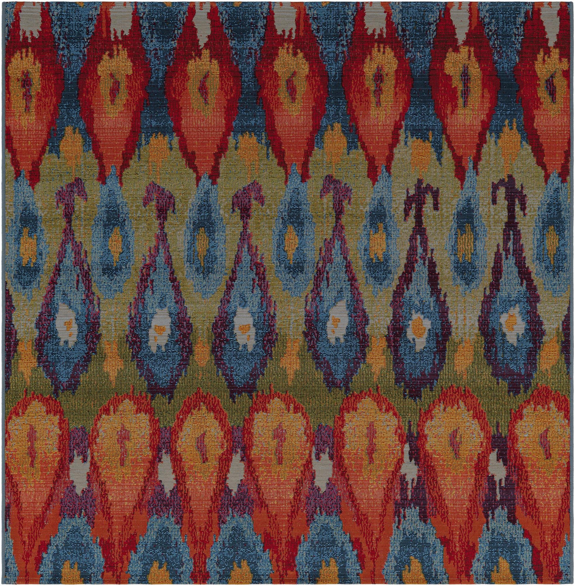 5' 3 x 5' 3 Lomax · Abstract Outdoor Rug