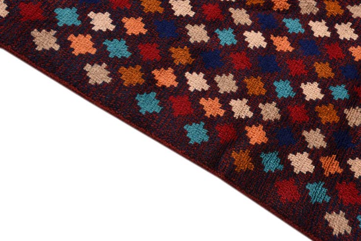 Detail image of 3' 8 x 6' 2 Hand Knotted Balouch Wool Rug