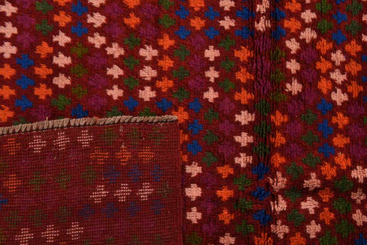 4' 2 x 5' 10 Hand Knotted Balouch Wool Rug