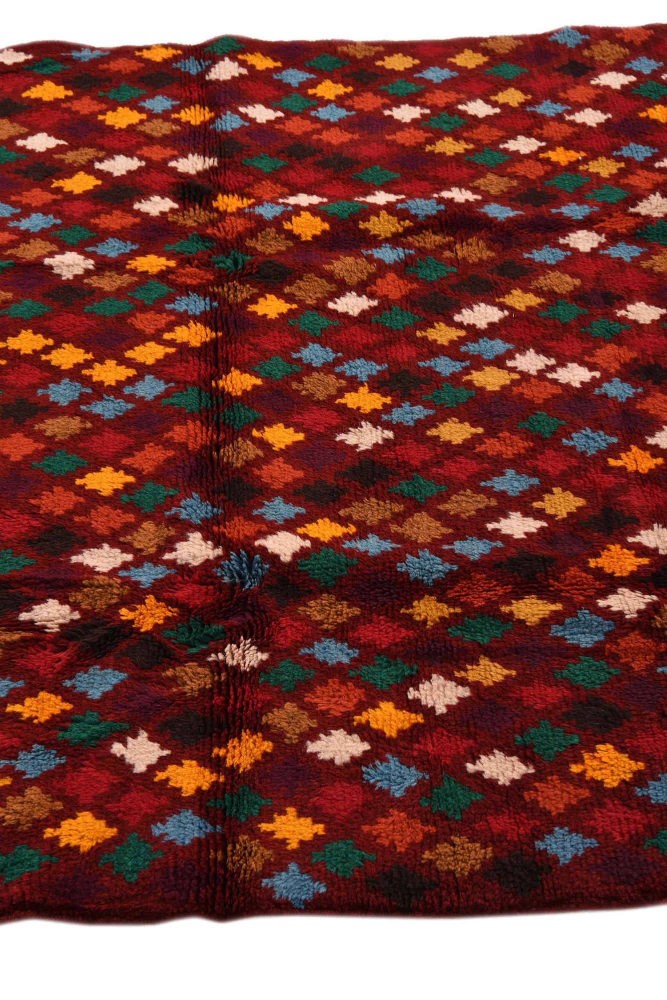 4' 1 x 5' 8 Hand Knotted Balouch Wool Rug