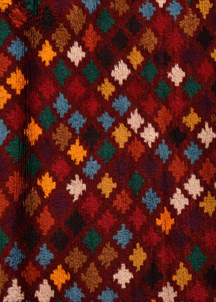 4' 1 x 5' 8 Hand Knotted Balouch Wool Rug