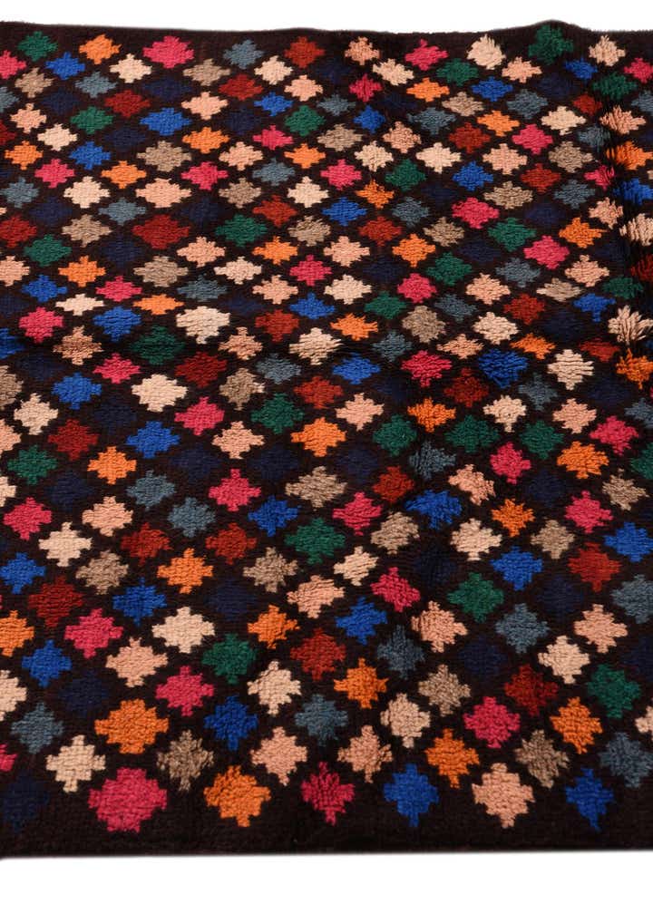 3' 9 x 6' Hand Knotted Balouch Wool Rug