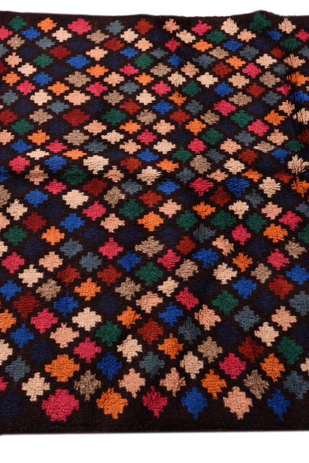 Detail image of 3' 9 x 6' Hand Knotted Balouch Wool Rug