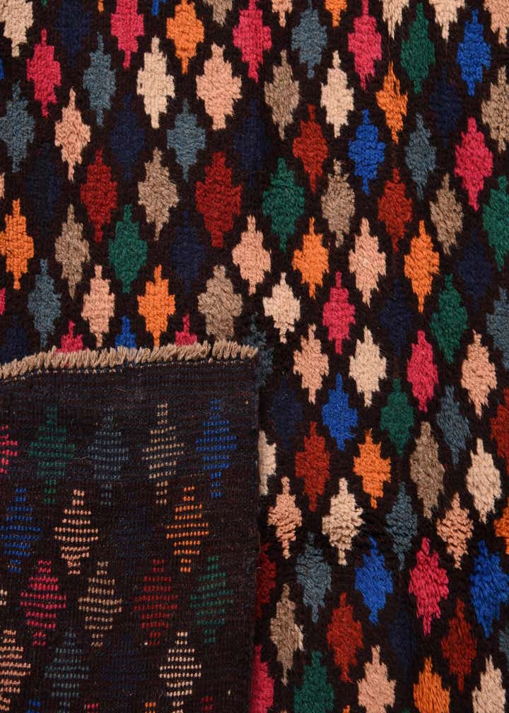 3' 9 x 6' Hand Knotted Balouch Wool Rug
