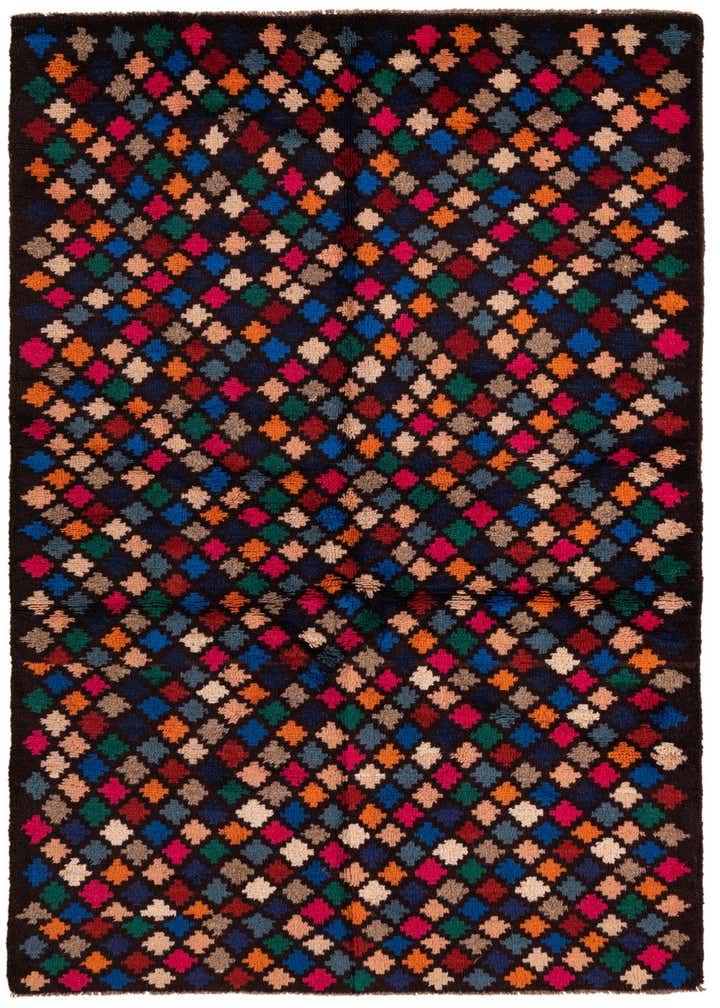 3' 9 x 6' Hand Knotted Balouch Wool Rug