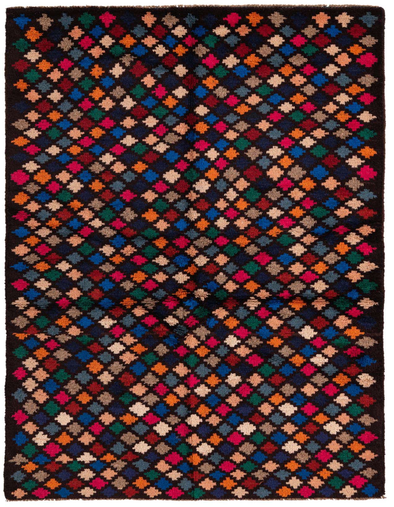 3' 9 x 6' Hand Knotted Balouch Wool Rug