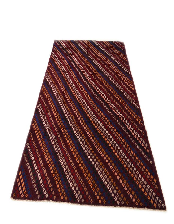 Detail image of 7' x 9' 9  Hand Knotted Balouch Wool Rug