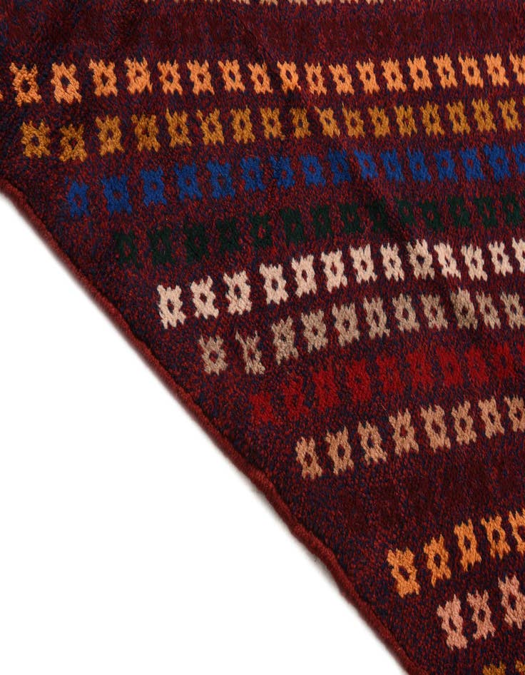 Detail image of 7' x 9' 9  Hand Knotted Balouch Wool Rug