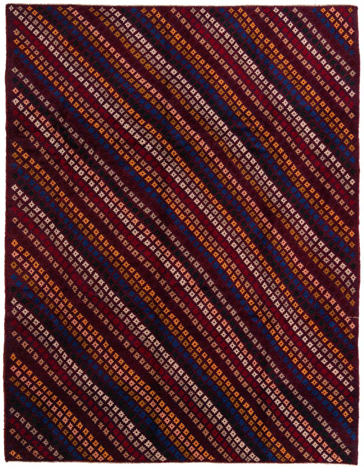Detail image of 7' x 9' 9 Hand Knotted Balouch Wool Rug