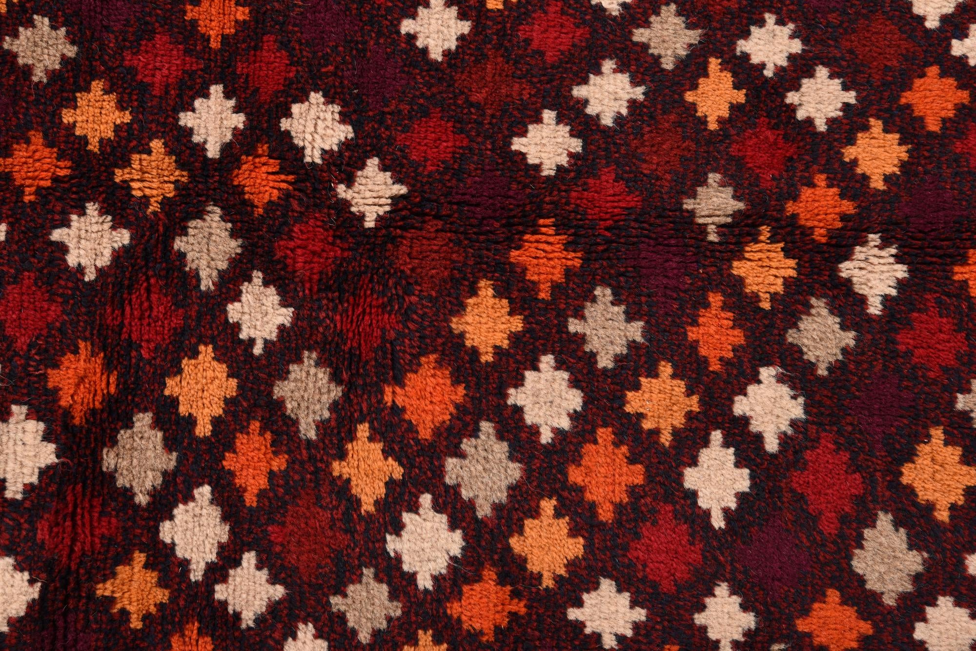 6' 8 x 10' 2 Hand Knotted Balouch Wool Rug
