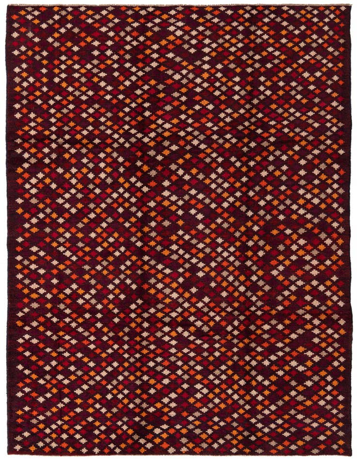 Detail image of 6' 8 x 10' 2 Hand Knotted Balouch Wool Rug