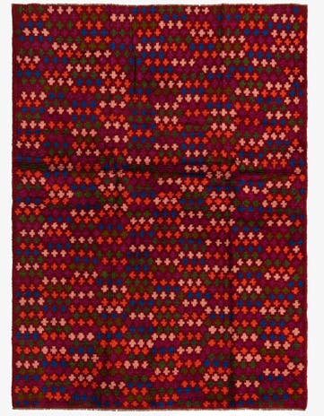 4' 2 x 5' 10 Hand Knotted Balouch Wool Rug