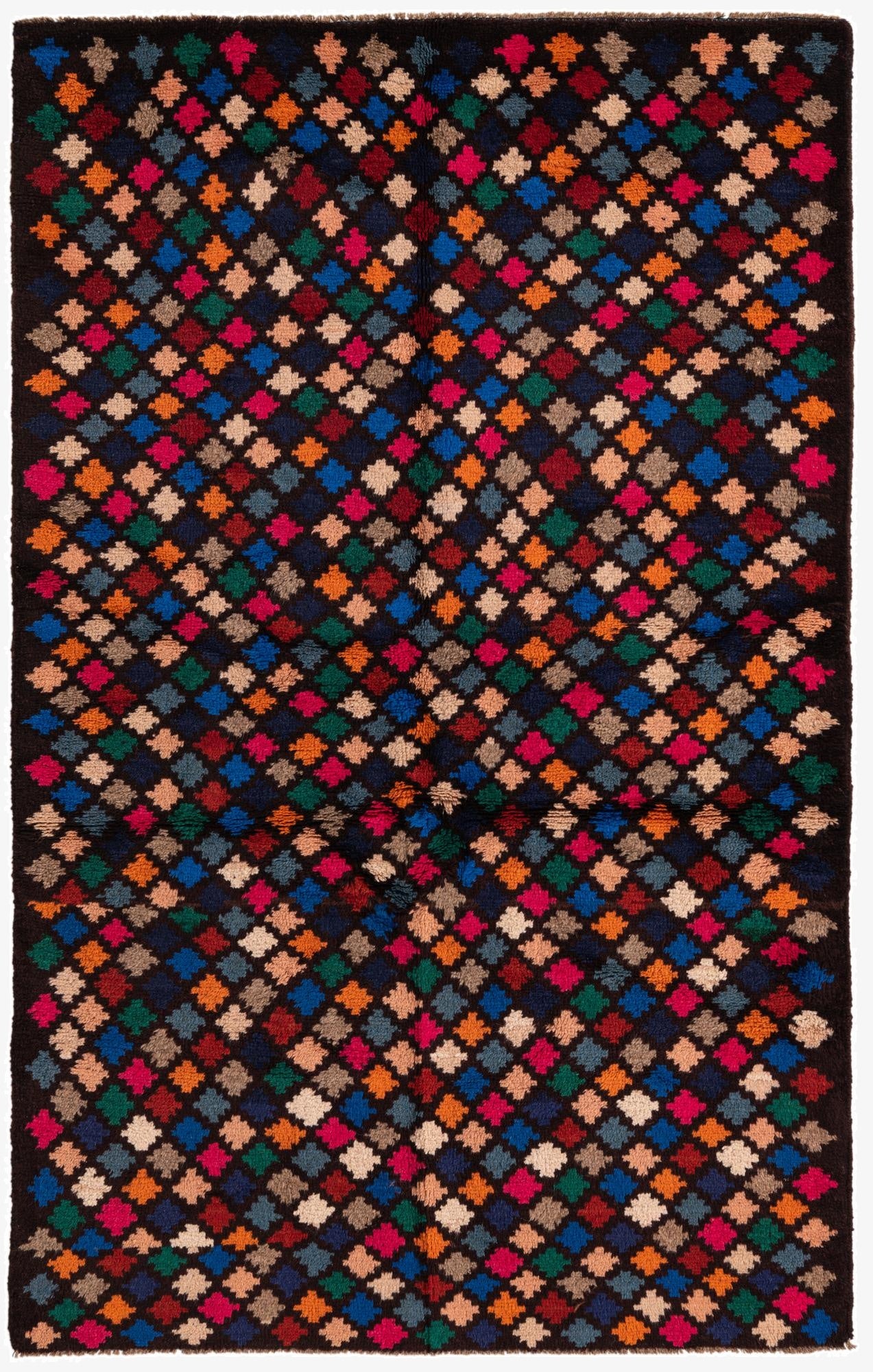 3' 9 x 6'  Hand Knotted Balouch Wool Rug