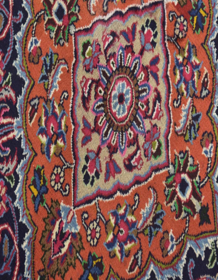 Detail image of 9' 10 x 12' 9  Hand Knotted Birjand Persian Wool Rug