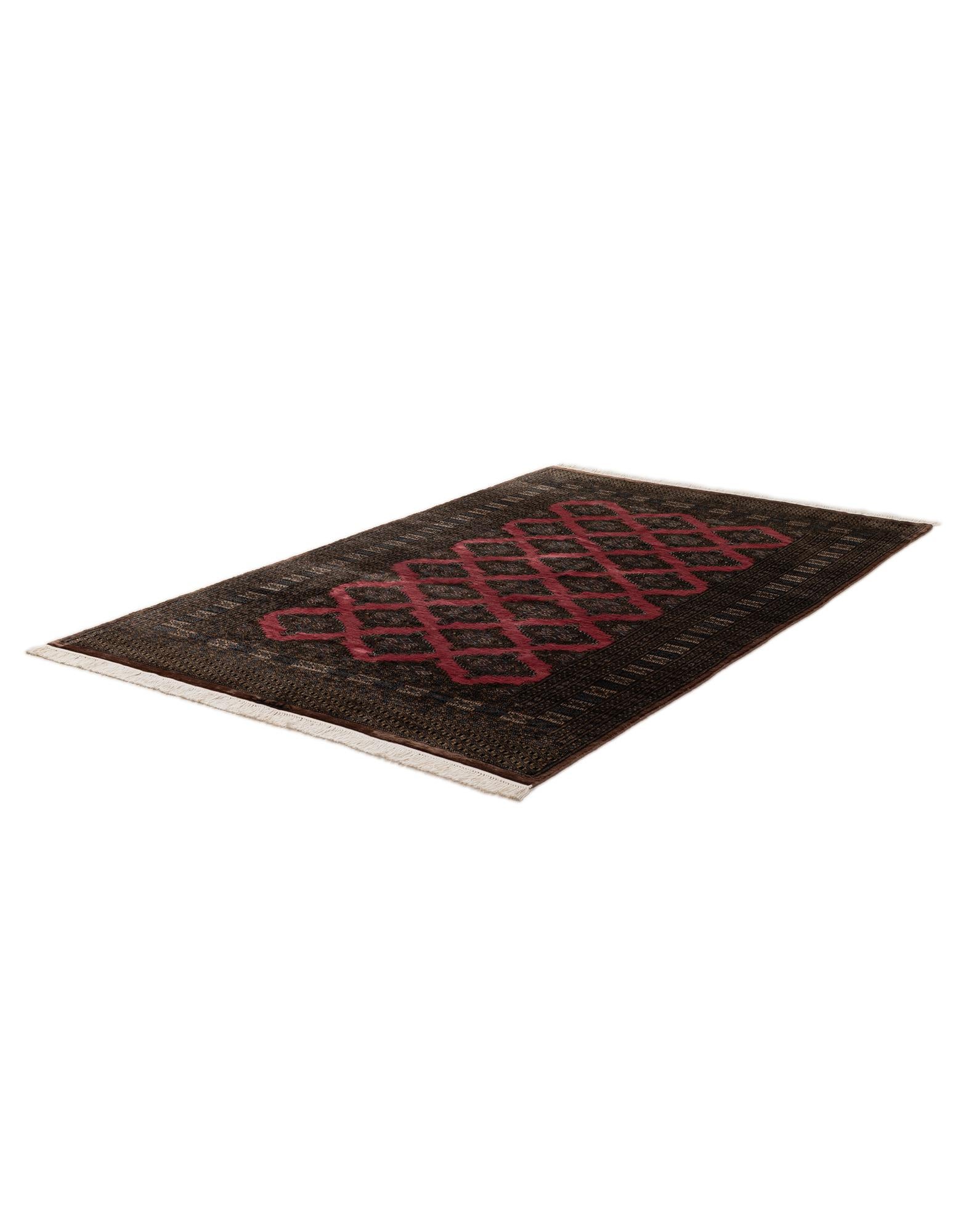 5' 4 x 8' 5 Hand Knotted Bokhara Oriental Wool Rug