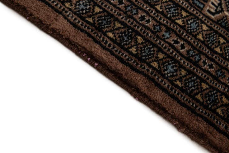 Detail image of 5' 4 x 8' 5 Hand Knotted Bokhara Oriental Wool Rug