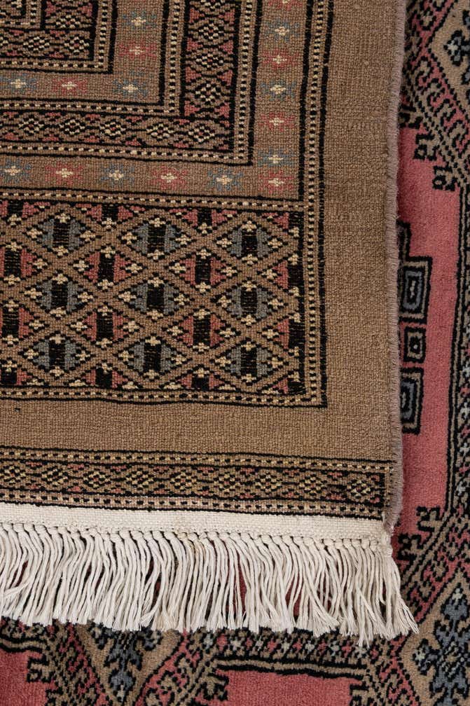 8' 5 x 9' 11 Hand Knotted Bokhara Oriental Wool Rug