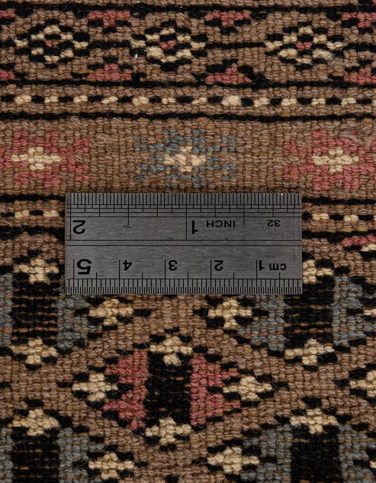 Detail image of 8' 5 x 9' 11  Hand Knotted Bokhara Oriental Wool Rug