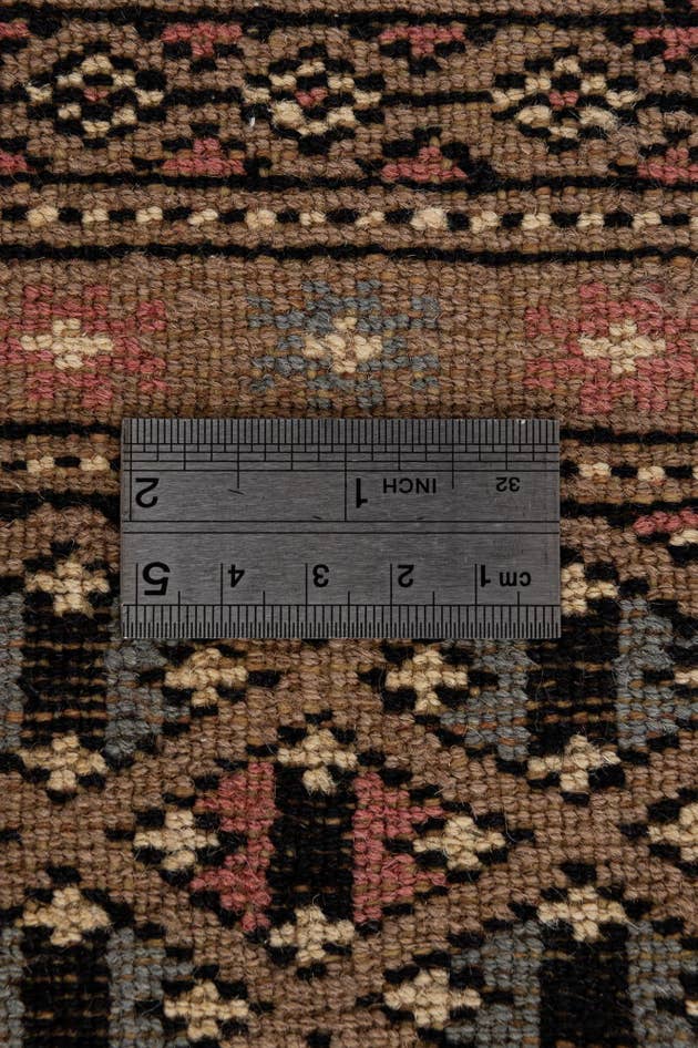 Detail image of 8' 5 x 9' 11 Hand Knotted Bokhara Oriental Wool Rug