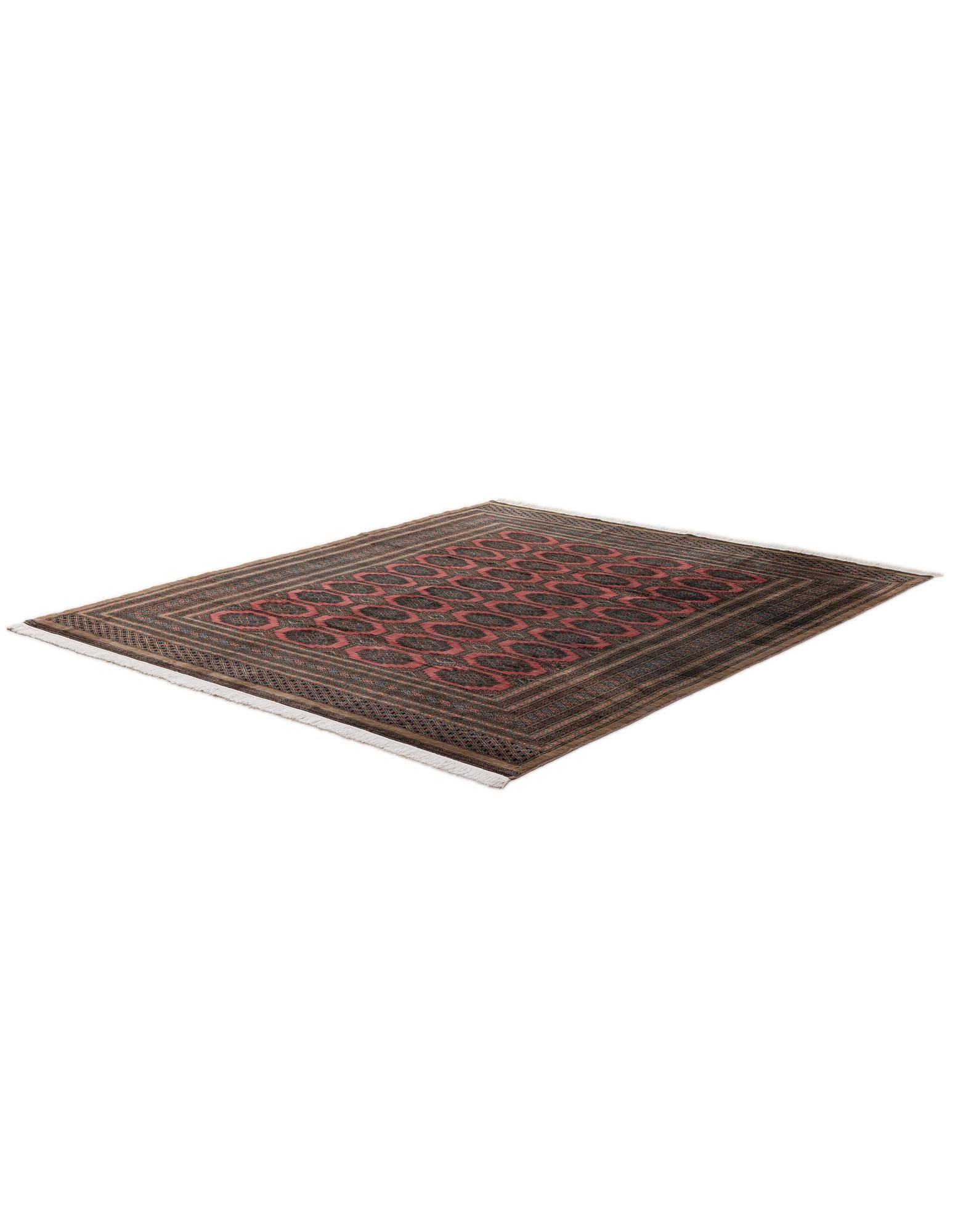 8' 5 x 9' 11 Hand Knotted Bokhara Oriental Wool Rug