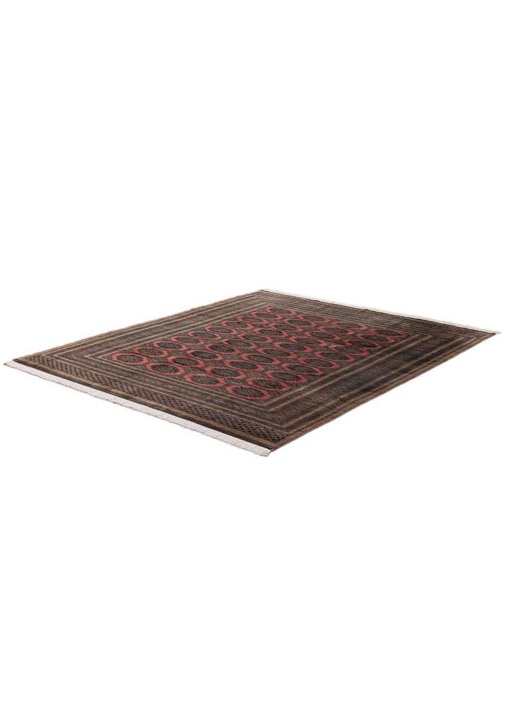 8' 5 x 9' 11 Hand Knotted Bokhara Oriental Wool Rug