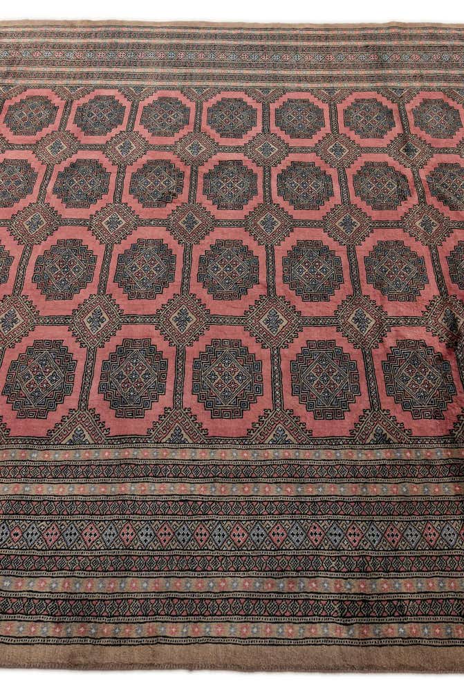 8' 5 x 9' 11 Hand Knotted Bokhara Oriental Wool Rug